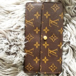 Louis Vuitton Checkbook Size Wallet